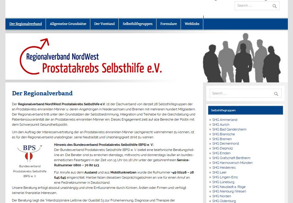 Regionalverband NordWest Prostatakrebs Selbsthilfe e. V.