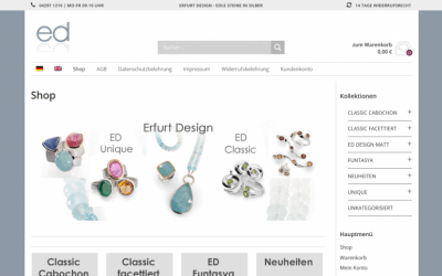 Edelsteine, Schmuck: erfurt design