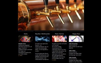 Webseite für Gastronomie